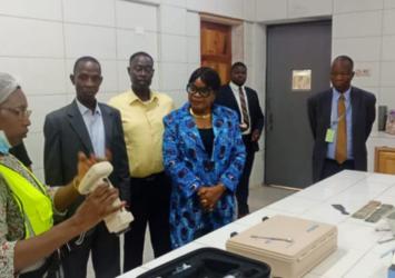 Pictorial Highlights of the Minister’s Visit to Monrovia Industrial Park.