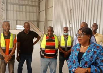 Pictorial Highlights of the Minister’s Visit to Monrovia Industrial Park.