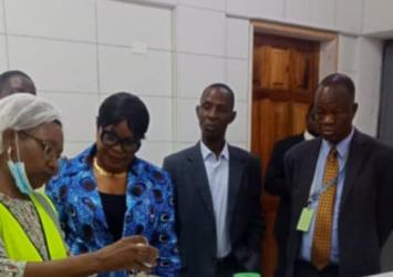 Pictorial Highlights of the Minister’s Visit to Monrovia Industrial Park.