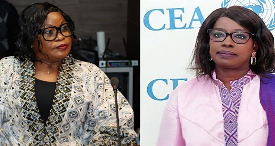 Minister of Commerce & Industry, Magdalene E. Dagoseh and Ms. Ngone Diop, Director of ECA Sub-Regional Office for West Africa (SRO-WA).