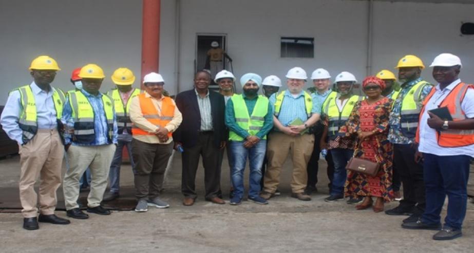 A group photo during the tour