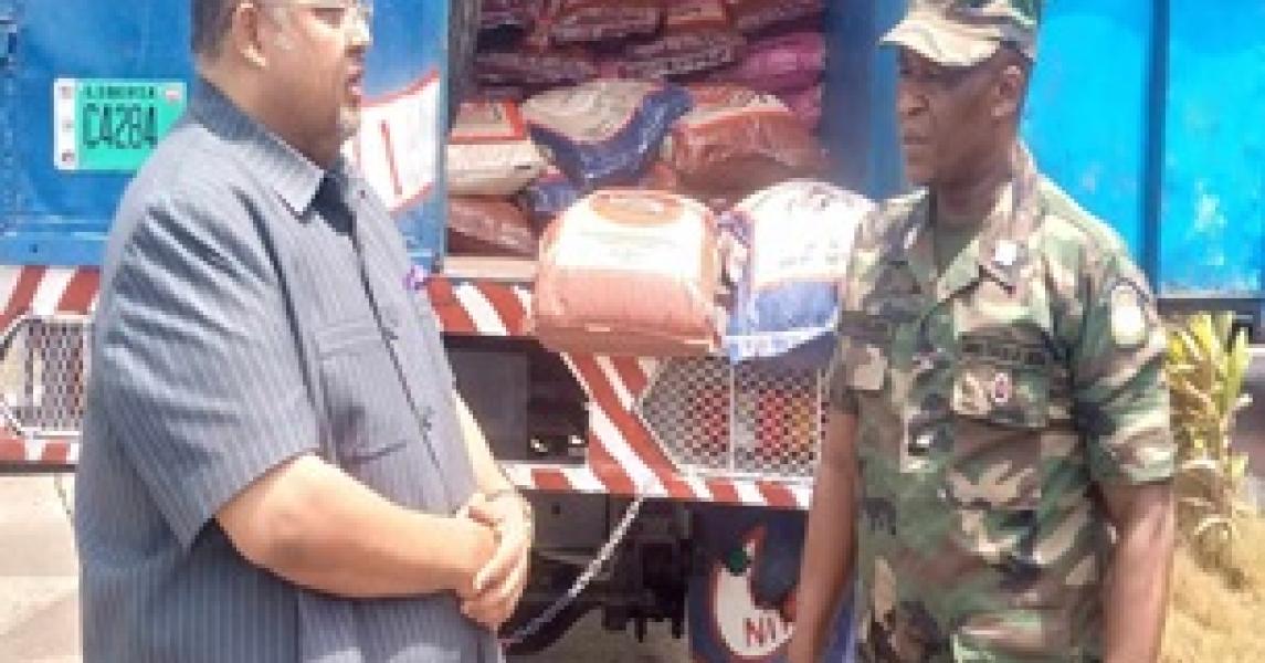 LNP And AFL Receive Over 500 Bags of Rice | Ministry of Commerce & Industry