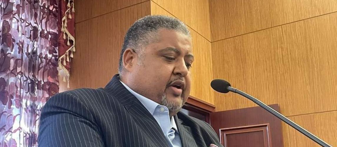 Minister Modad at the Capitol