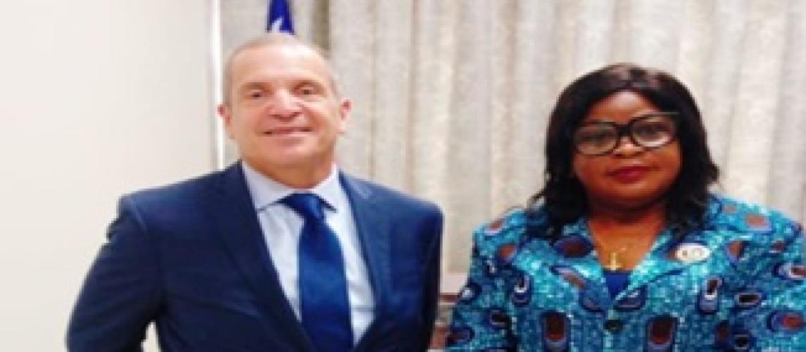 L R Ambassador Toner & Min. Dagoseh