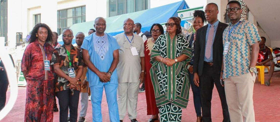 Hon. Magdalene E. Dagoseh and her Team at the MSME's