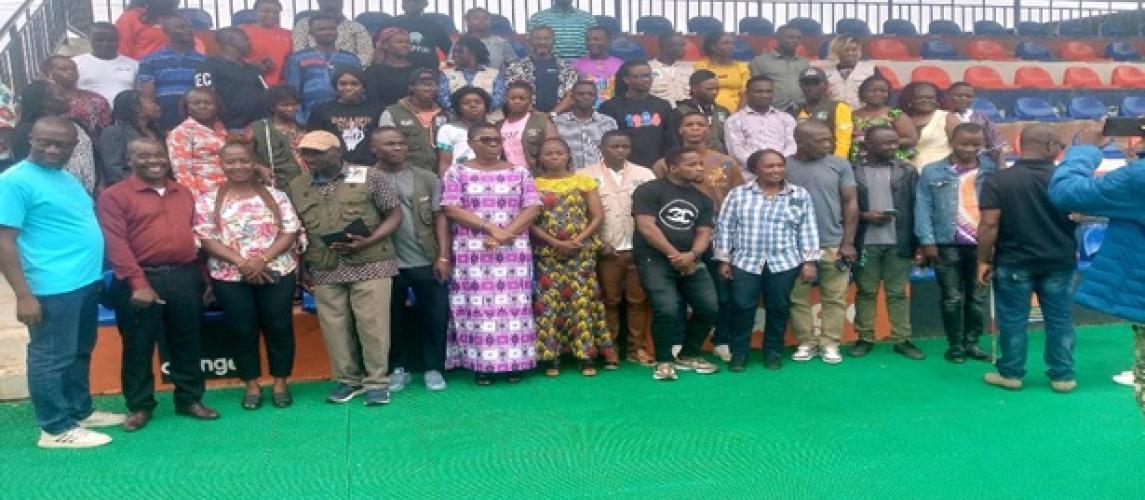 Participants pose for photo during the workshop