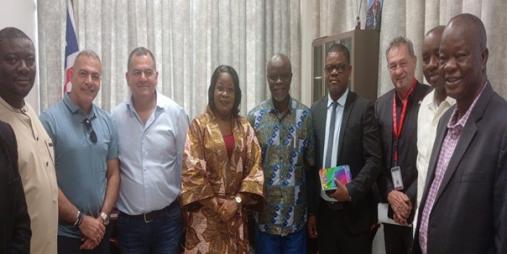 A group photo shortly after the meeting