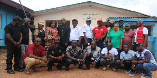 A post at MoCI Sub Office at Loguatuo Border