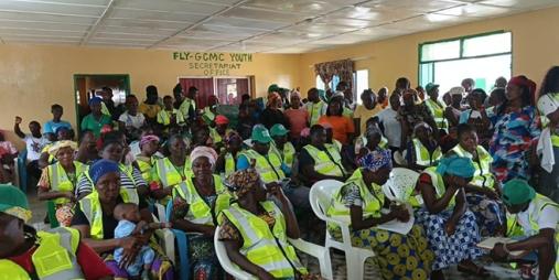 A scene from Robertsport City, Grand Cape Mount County