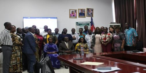 Participants pose for group photo