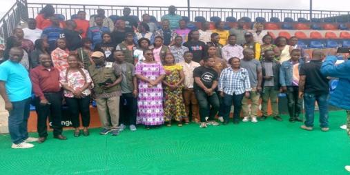 Participants pose for photo during the workshop