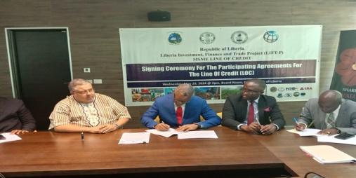 The signing ceremony